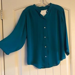 Amour Vert 100% Silk Blouse